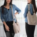 Crochet bag pattern-MONACO bag-Crochet handbag pattern-Crochet boho bag-Beach bag-Crochet tote-Market bag-Handmade bag-Crochet bag purse PDF