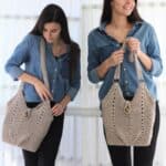 Crochet bag pattern-MONACO bag-Crochet handbag pattern-Crochet boho bag-Beach bag-Crochet tote-Market bag-Handmade bag-Crochet bag purse PDF - Image 2