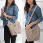 Crochet bag pattern-MONACO bag-Crochet handbag pattern-Crochet boho bag-Beach bag-Crochet tote-Market bag-Handmade bag-Crochet bag purse PDF - Image 8