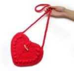 Crochet bag pattern-VALENTINA bag-Crochet handbag pattern PDF-Crochet bag-Heart bag-Crochet handbag-Valentine bag-Crochet handmade bag purse - Image 2