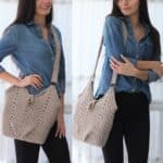 Crochet bag pattern-MONACO bag-Crochet handbag pattern-Crochet boho bag-Beach bag-Crochet tote-Market bag-Handmade bag-Crochet bag purse PDF - Image 5