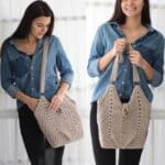 Crochet bag pattern-MONACO bag-Crochet handbag pattern-Crochet boho bag-Beach bag-Crochet tote-Market bag-Handmade bag-Crochet bag purse PDF - Image 4