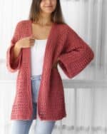 Crochet pattern-NALA Crochet cardigan pattern top PDF-sweater women crochet pattern-pullover pattern top crochet lace cardigan-7sizes XS-3XL - Image 9