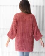 Crochet pattern-NALA Crochet cardigan pattern top PDF-sweater women crochet pattern-pullover pattern top crochet lace cardigan-7sizes XS-3XL - Image 6