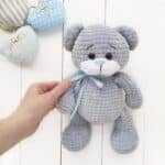 Crochet PATTERN bear, Amigurumi tutorial PDF in English, amigurumi handmade children's gift for the Christmas gift souvenir animals - Image 2