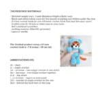 Crochet PATTERN tiger in pyjamas, Amigurumi tutorial in English - Image 6