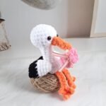 Crochet PATTERN little stork, Amigurumi tutorial PDF in English - Image 9