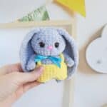 Crochet PATTERN Bunny with pants, no sew, Amigurumi tutorial in English, stuffed toy bunny, easter gift - Image 2