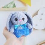 Crochet PATTERN Bunny with pants, no sew, Amigurumi tutorial in English, stuffed toy bunny, easter gift - Image 3
