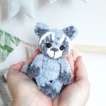 Crochet PATTERN Raccoon, Amigurumi tutorial PDF in English - Image 3