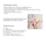 Crochet PATTERN Turtle keychain, no sew, Amigurumi tutorial PDF in English - Image 3