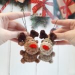 Crochet PATTERN Fawn keychain, Amigurumi tutorial PDF in English
