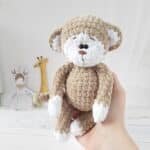 Crochet PATTERN monkey, Amigurumi tutorial PDF in English, Christmas gift, easter rabbit - Image 2