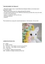 Crochet PATTERN unicorn, Amigurumi tutorial PDF in English, in English, Instant PDF Download - Image 9