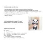 Crochet PATTERN Panda, Amigurumi tutorial PDF in English - Image 5