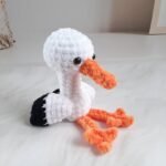 Crochet PATTERN little stork, Amigurumi tutorial PDF in English - Image 4
