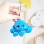 Crochet PATTERN octopus keychain, no sew, Amigurumi tutorial PDF in English, toy amigurumi handmade children's gift for the Christmas decor - Image 6
