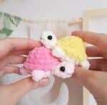 Crochet PATTERN Turtle keychain, no sew, Amigurumi tutorial PDF in English - Image 6