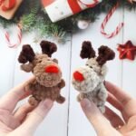 Crochet PATTERN Fawn keychain, Amigurumi tutorial PDF in English - Image 8