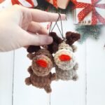 Crochet PATTERN Fawn keychain, Amigurumi tutorial PDF in English - Image 9