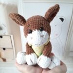 Crochet PATTERN donkey, Amigurumi tutorial PDF in English, crochet puppy crochet pattern PDF Christmas gift Baby shower dog crochet pattern