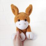 Crochet PATTERN donkey, Amigurumi tutorial PDF in English, crochet puppy crochet pattern PDF Christmas gift Baby shower dog crochet pattern - Image 8