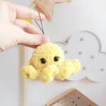Crochet PATTERN octopus keychain, no sew, Amigurumi tutorial PDF in English, toy amigurumi handmade children's gift for the Christmas decor - Image 7