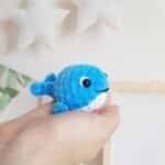 Crochet PATTERN Whale keychain, no sew, Amigurumi tutorial PDF in English - Image 2