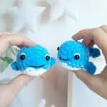 Crochet PATTERN Whale keychain, no sew, Amigurumi tutorial PDF in English - Image 5
