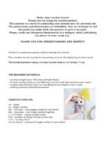 Crochet PATTERN Bear keychain, no sew, Amigurumi tutorial PDF in English - Image 5