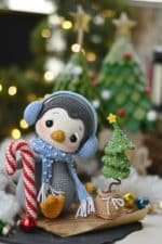 Crochet pattern for Penguin Pin the christmas toy, PDF English, France amigurumi xmas - Image 2