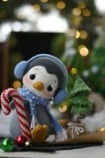 Crochet pattern for Penguin Pin the christmas toy, PDF English, France amigurumi xmas - Image 3