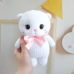 Crochet PATTERN Little kitten, no sew, Amigurumi tutorial PDF in English - Image 10