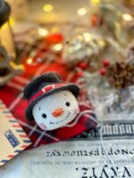 Crochet pattern for Christopher the Snowman christmas toy, PDF English, Korean amigurumi - Image 2