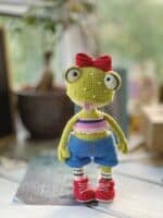 Crochet pattern for frog Klava, PDF English, Germany, France amigurumi - Image 4