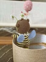 Crochet pattern for Oliver the teddy bear, PDF English Spanish amigurumi - Image 5