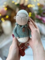 Crochet and knitting pattern for Dolly the lamby, PDF English, Spanish, Germany, France amigurumi sheep, lamb - Image 7