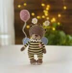 Crochet pattern for Oliver the teddy bear, PDF English Spanish amigurumi - Image 6