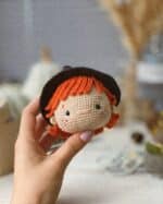 Crochet pattern for Little witch, PDF English amigurumi - Image 4