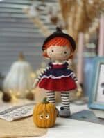 Crochet pattern for Little witch, PDF English amigurumi - Image 3