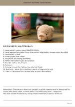 Crochet pattern bear baby benny amigurumi - Image 6