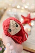 Crochet pattern for doll Mermaid Princess PDF English, France, Spanish amigurumi - Image 11