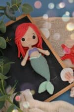 Crochet pattern for doll Mermaid Princess PDF English, France, Spanish amigurumi - Image 10