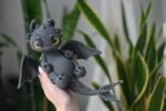 Crochet pattern for black dragon PDF English, Spanish, France amigurumi - Image 8