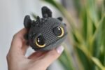 Crochet pattern for black dragon PDF English, Spanish, France amigurumi - Image 10