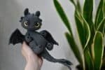 Crochet pattern for black dragon PDF English, Spanish, France amigurumi - Image 11
