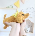 Crochet PATTERN Dachshund puppy dog, Amigurumi tutorial PDF in English, crochet pattern PDF Christmas gift Baby shower dog crochet pattern - Image 8