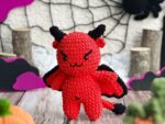 Baphomet Halloween Crochet Pattern, Halloween Devil Decor, Stuffed Animal, Halloween Crochet, Amigurumi Crochet Pattern - Image 4