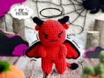 Baphomet Halloween Crochet Pattern, Halloween Devil Decor, Stuffed Animal, Halloween Crochet, Amigurumi Crochet Pattern - Image 2