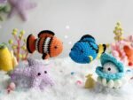 Ocean No Sew Crochet Pattern, No Sew Amigurumi Crochet Patterns | Blue Tang, Clownfish, Mussel, Starfish - Image 4